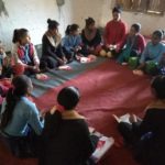 Mangalsen. The girls received menstrual cups and training