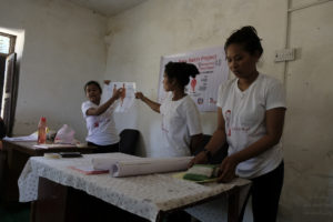 Manisha is helping to KTM nurses, in 2018