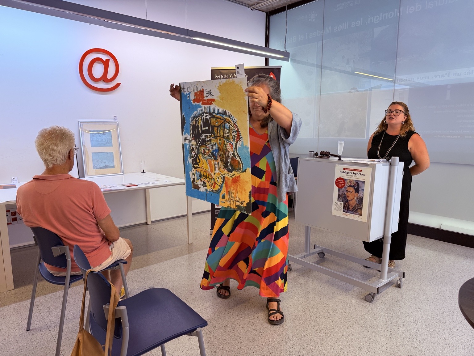 Charity art auction in Ullà raises €700 for be artsy’s projects in Nepal