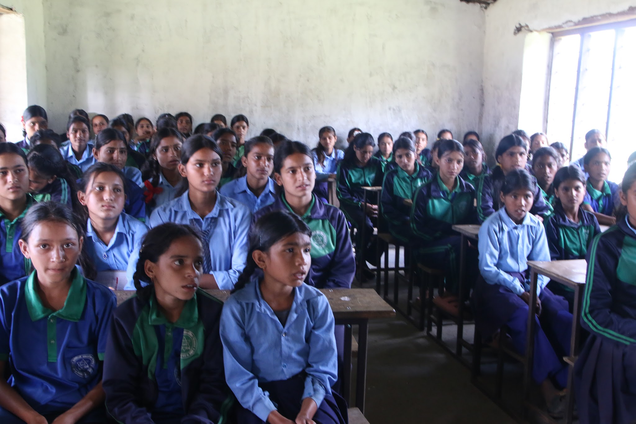 Participantes en una sesión de Rato Baltin en la escuela de Ghodasain en septiembre de 2026.